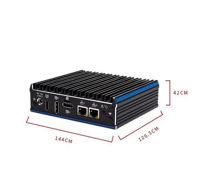 J4125 Fanless Mini PC