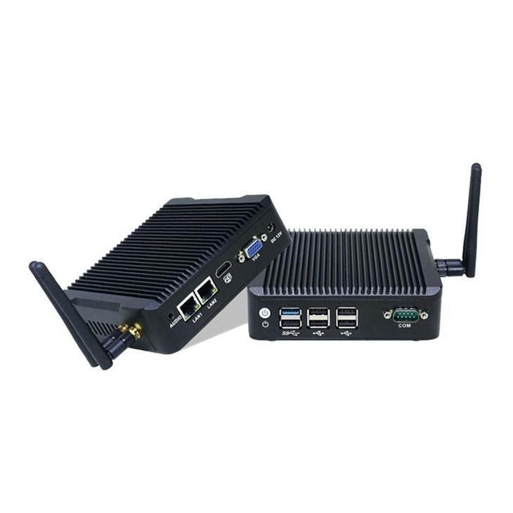 X86 Mini Computer J1900 CPU Fanless PC